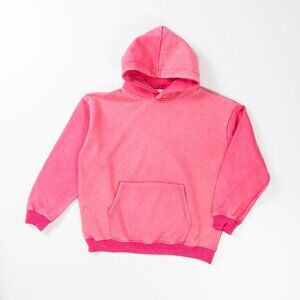 HIGH LEVEL HL Menswear Pink Stonewashed hoodie 360gsm 100% cotton plush lining